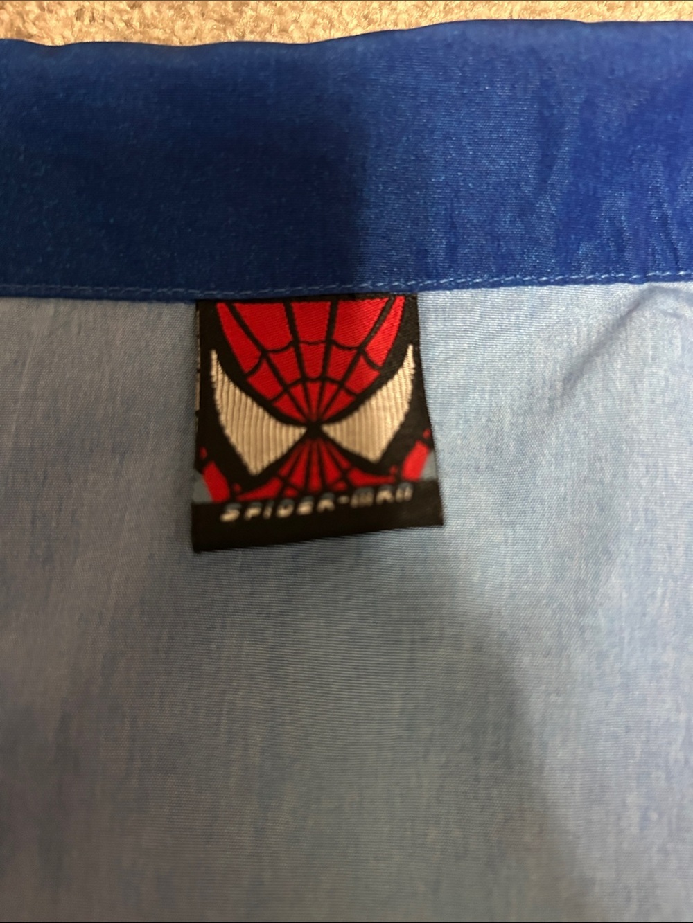 Vintage 2002 Spider Man All Over Print Button Down Shirt - Picture 3 of 6